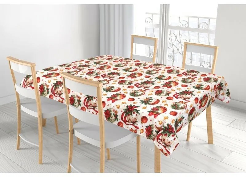 Bellatex Obrus Świąteczne ozdoby, 100 x 100 cm, 100 x 100 cm