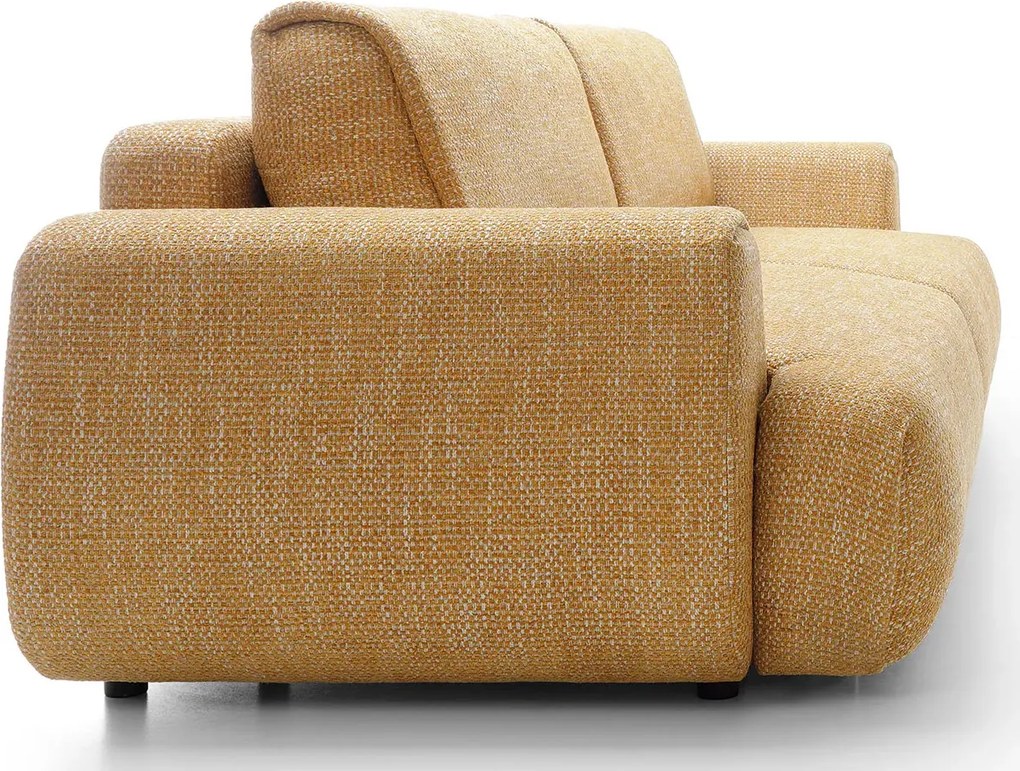 Miodowa kanapa melanżowa z funkcją spania D0-L11