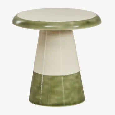 Stolik Nocny Z Żelaza Marcela Ø40 Cm - Sklum