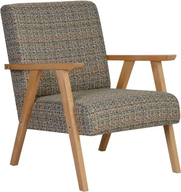 Fotel vintage PR w stylu retro