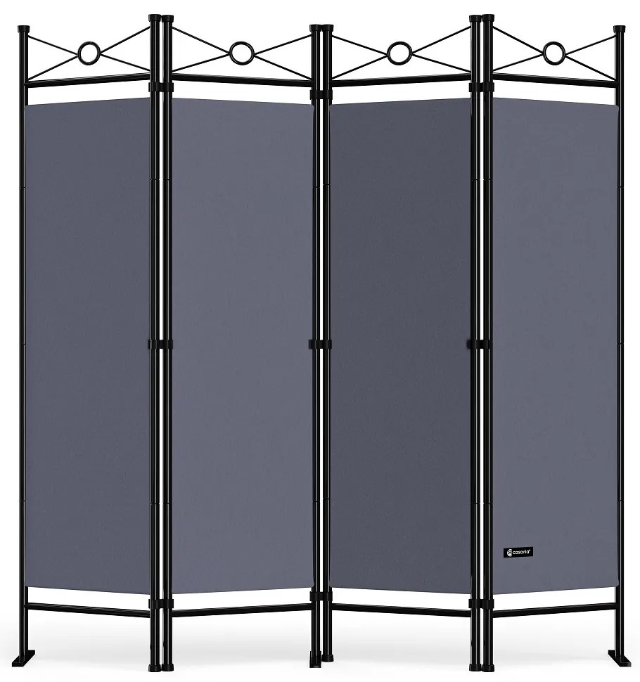 Casaria Parawan LUCCA, 163x180cm, antracytowa