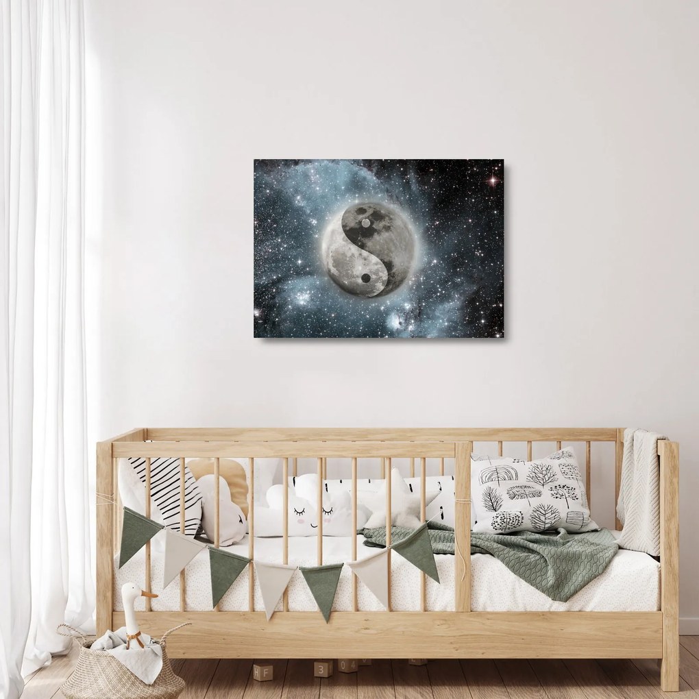 Obraz na szkle - Kosmiczna Równowaga (70x50 cm)