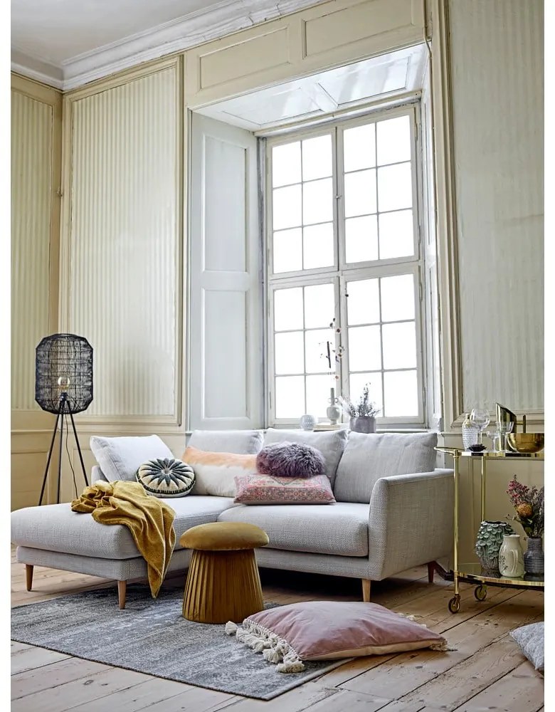 Taboret w kolorze musztardowym Roberta − Bloomingville