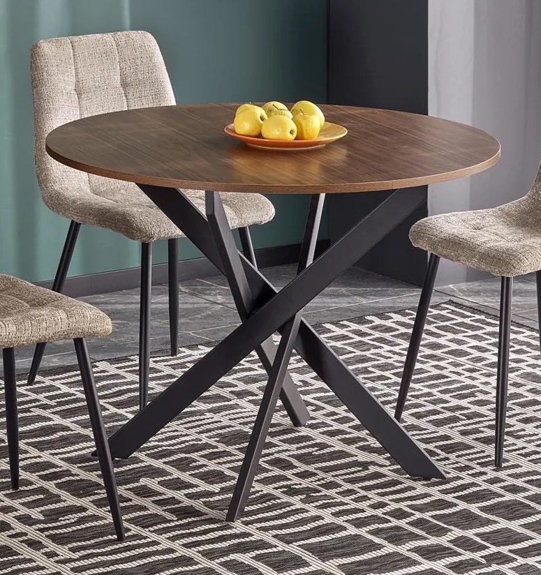 Okrągły stół na giętych nogach Edgar Halmar