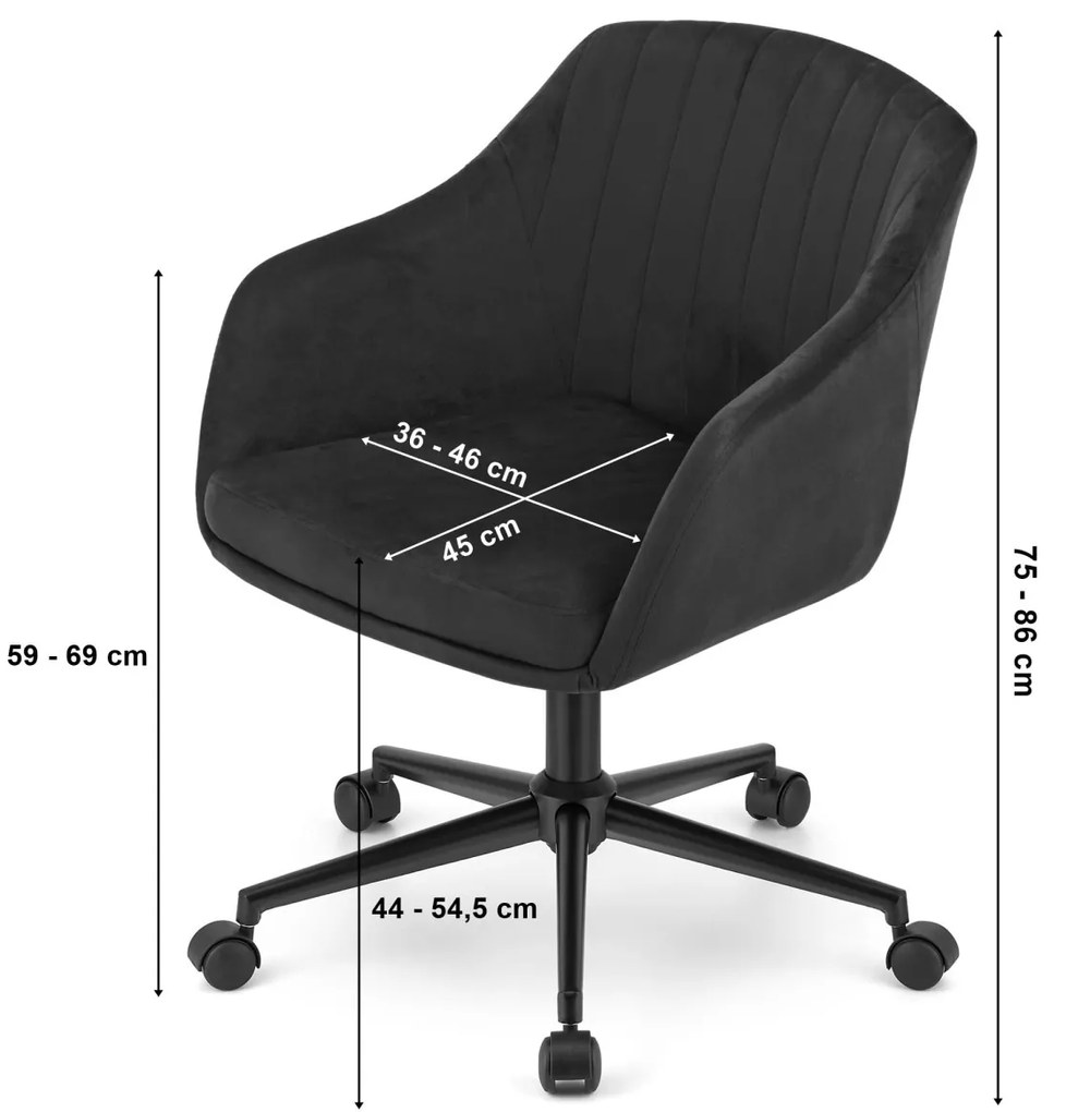 Zielony fotel biurowy MINK