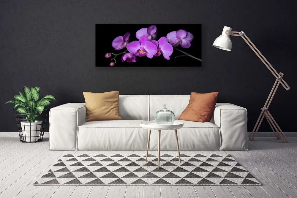 Obraz canvas na ścianę Stylowa Orchidea na Ścianę