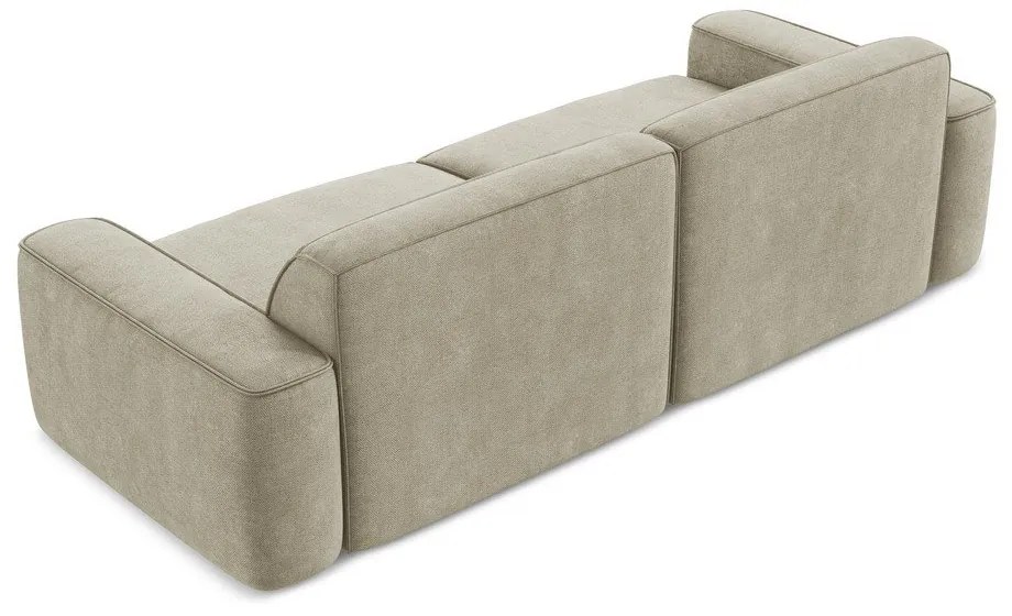 Beżowa sofa z tkaniny szenilowej 244 cm Omao – Makamii