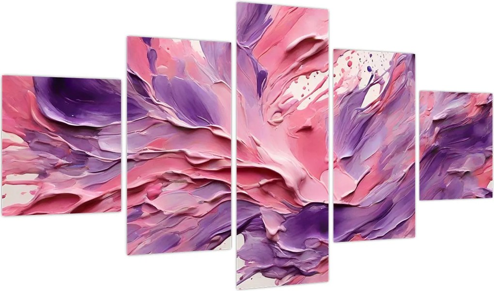 Obraz - Romantyczna abstrakcja (125x70 cm)