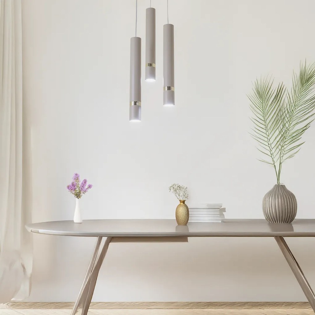 Lampa wisząca kaszmir złoty JOKER CASHMERE/GOLD 3xGU10 (koło)