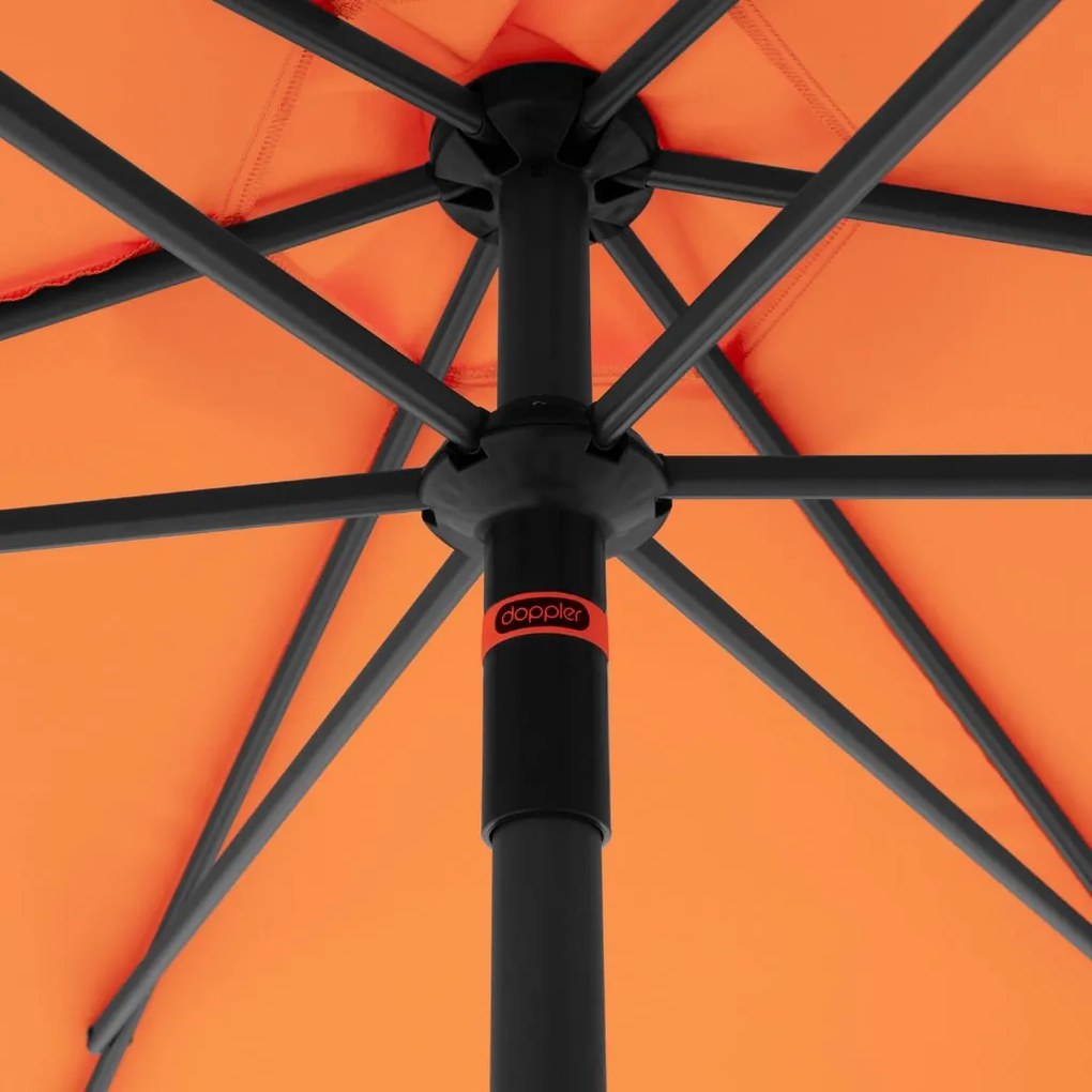 Doppler myZone Push Up parasol ogrodowy 300 cm pomarańczowy