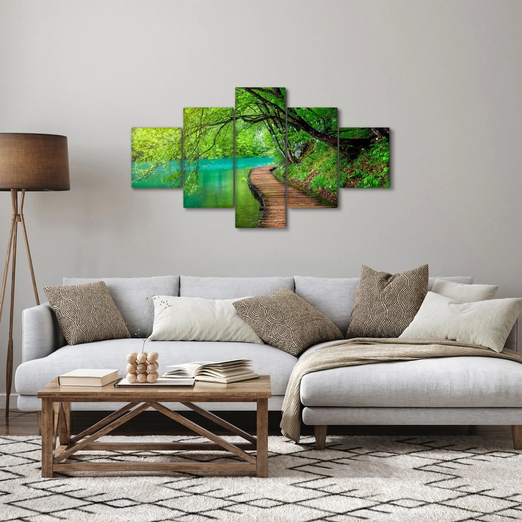 Obraz - Jeziora Plitwickie (125x70 cm)