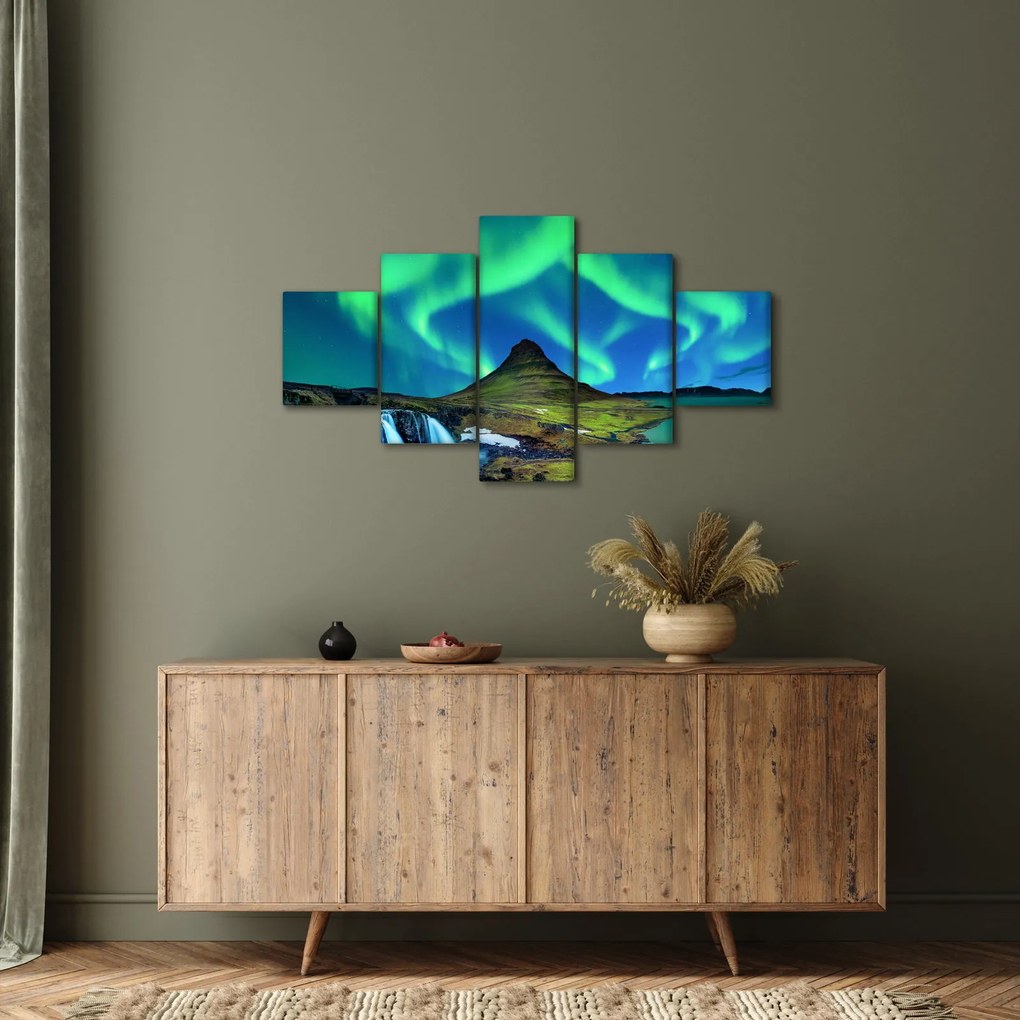 Obraz - Kirkjufell, Islandia (125x70 cm)