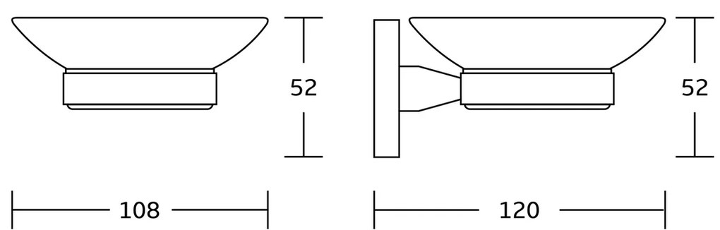 AQUALINE SB202 Samba Dozownik mydła, szkło mleczne, czarny