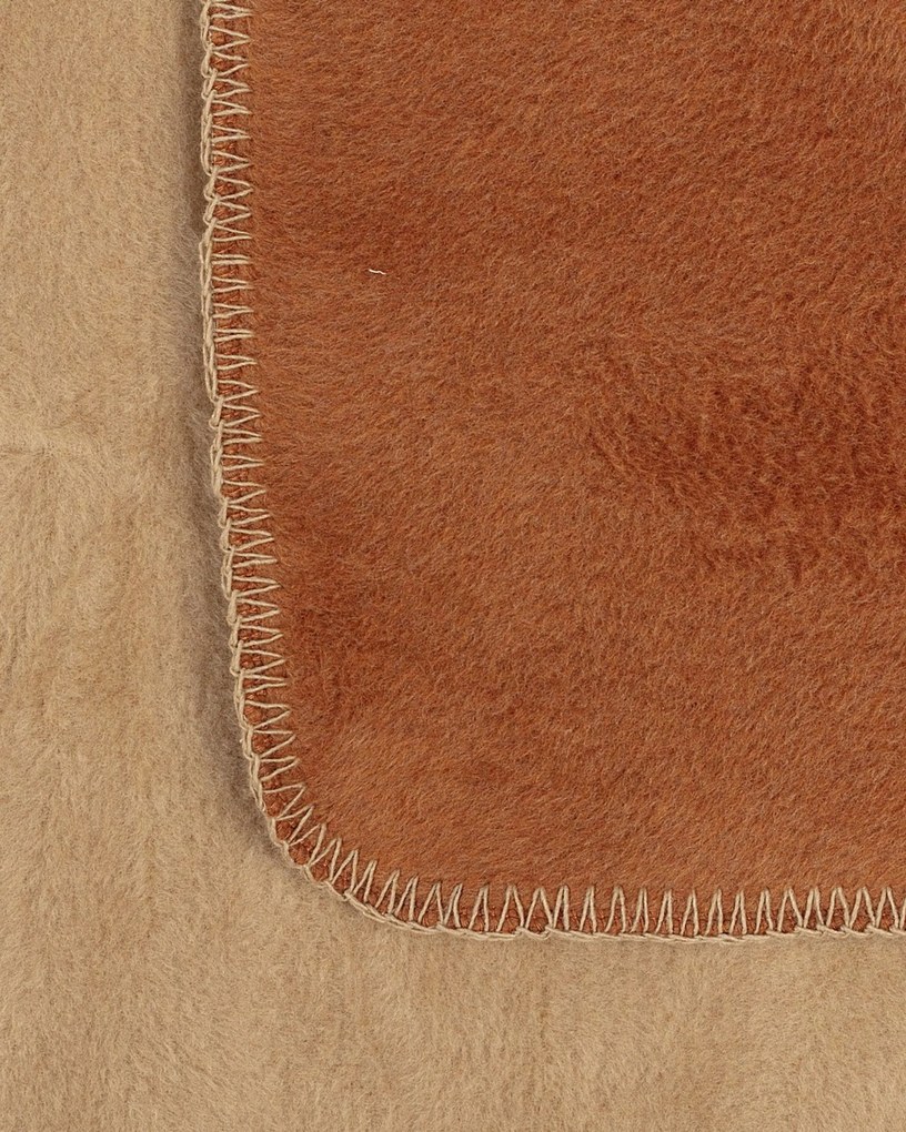 Koc Cosy Home 150x200cm Cognac&Beige