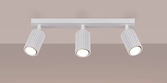 Biała potrójna lampa industrialna - 26X D307 T3-F53
