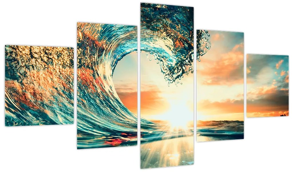 Obraz - Fala (125x70 cm)
