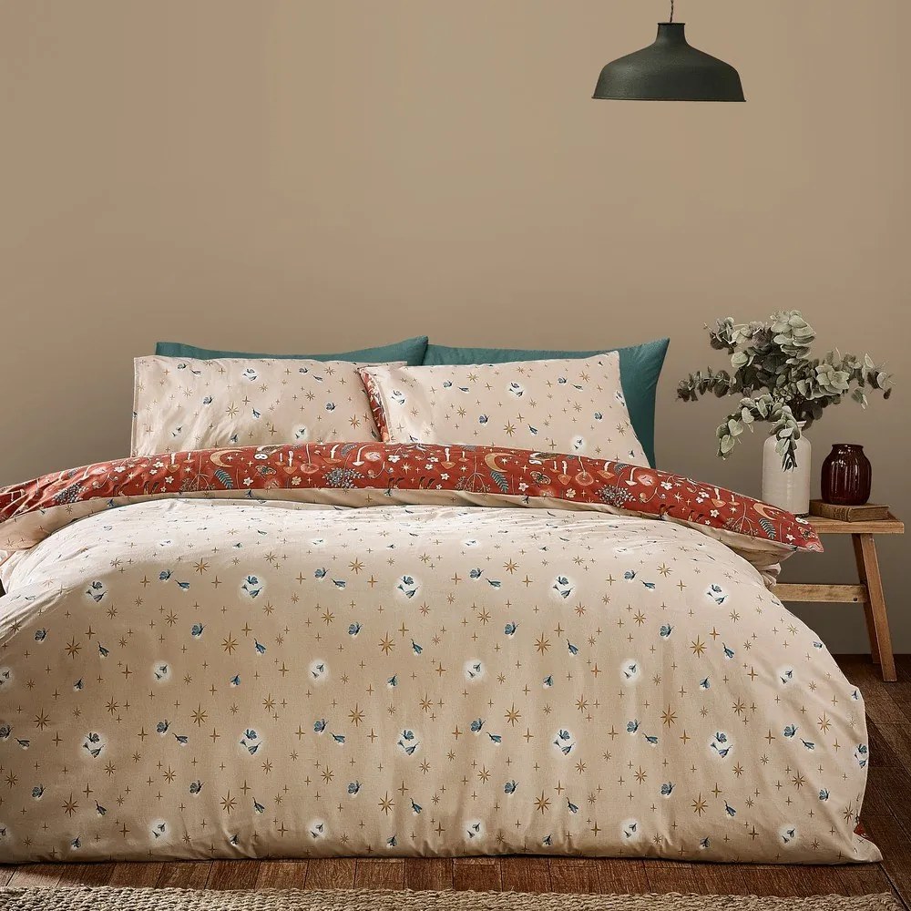 Ceglasta pościel dwuosobowa 230x220 cm Enchanted Twilight Animals – Catherine Lansfield