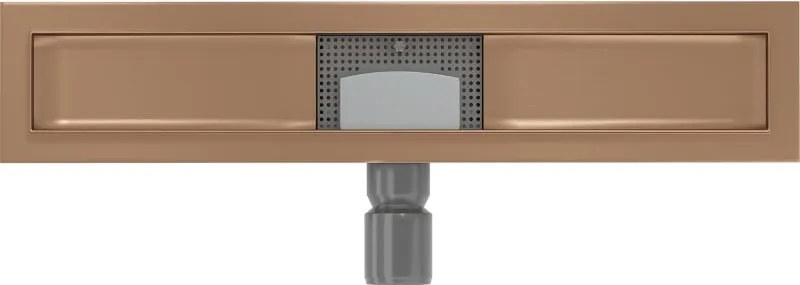 Mexen Flat korpus do odpływu liniowego 60 cm, miedź szczotkowana - 1C15060