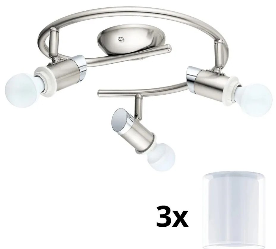 Eglo - LED reflektor MY CHOICE 3xE14/4W/230V chrom/biały