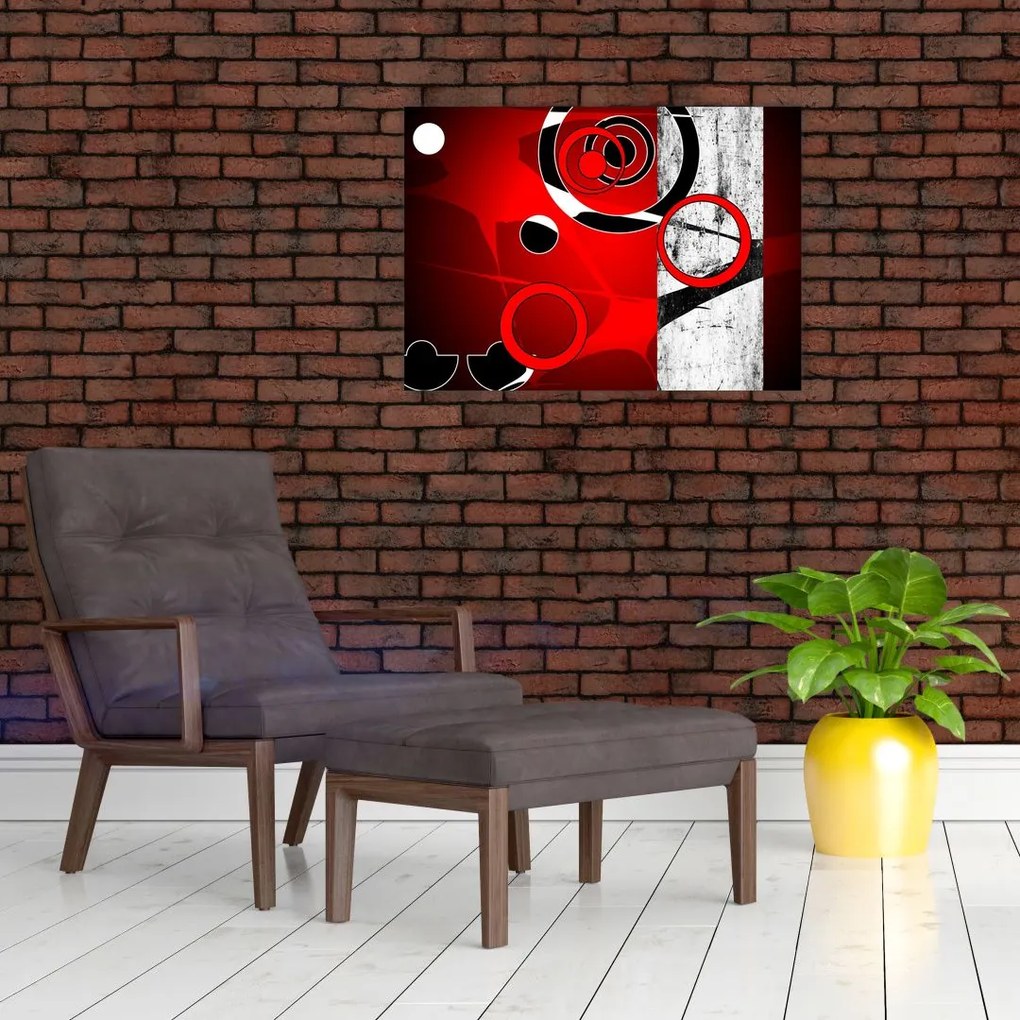 Obraz na szkle abstrakcji (70x50 cm)
