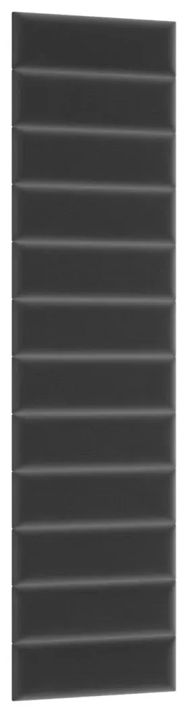 Zestaw 12 paneli tapicerowanych QUADRATTA 50x240 ciemnoszary ELTAP