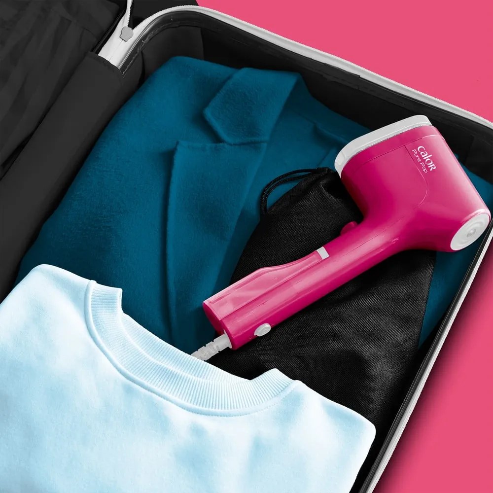 Różowa parownica do ubrań Pure POP DT2023F0 – Tefal