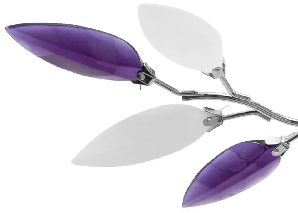 Fioletowa lampa sufitowa - E974 S7-D36