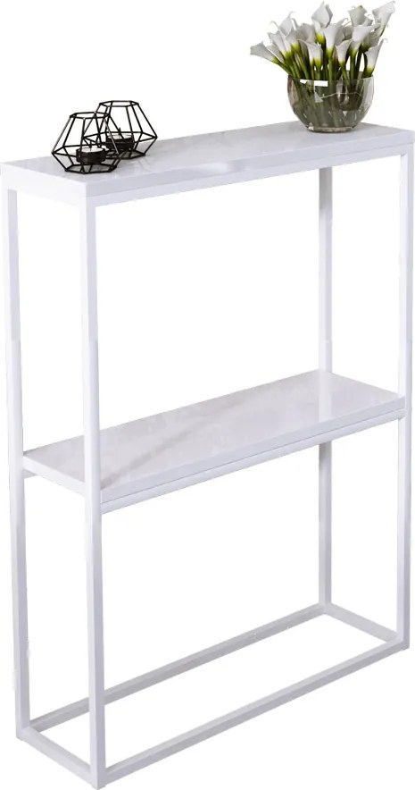 Biała konsola loft w połysku F4-K50