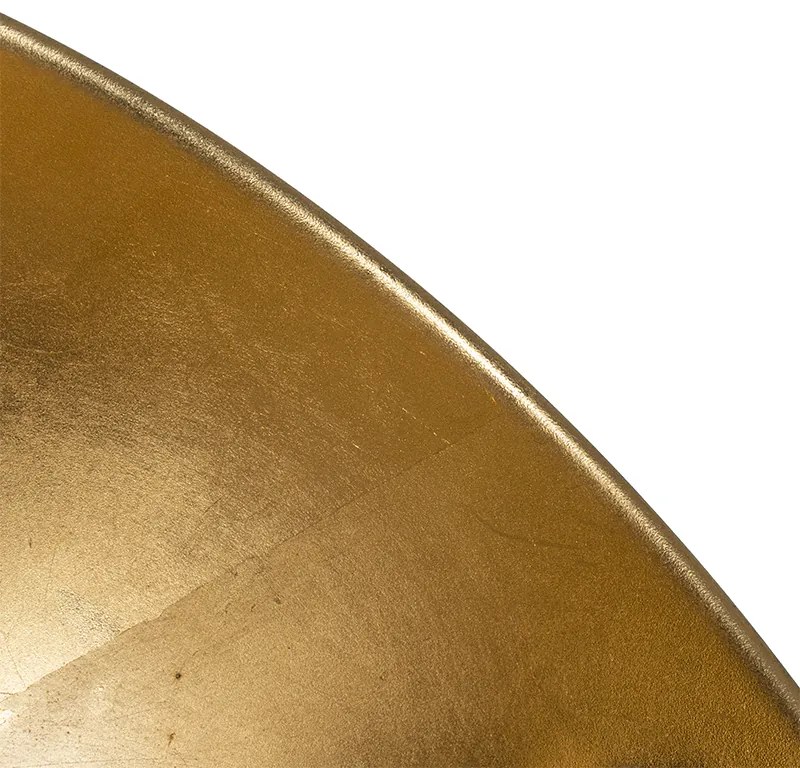Lampa stojąca czarna ze złotem 35 cm regulowana - MagnaxPrzemysłowy Oswietlenie wewnetrzne
