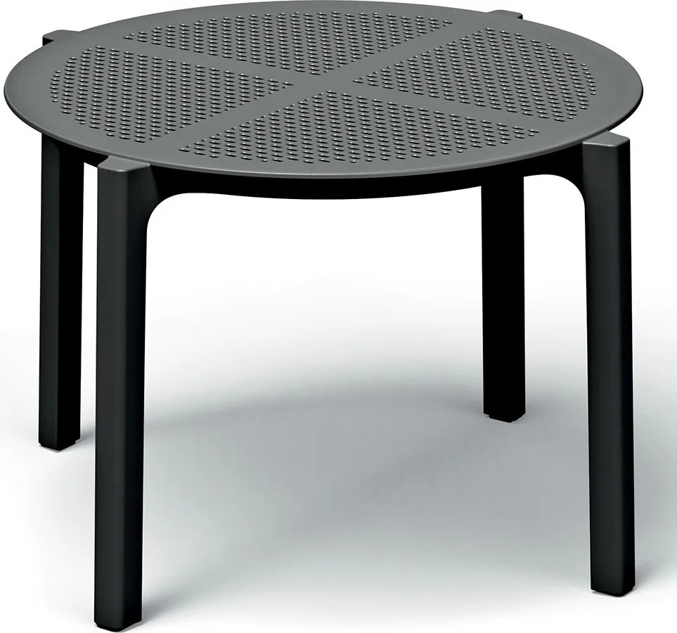 Okrągły stolik ogrodowy Nexo z tworzywa sztucznego