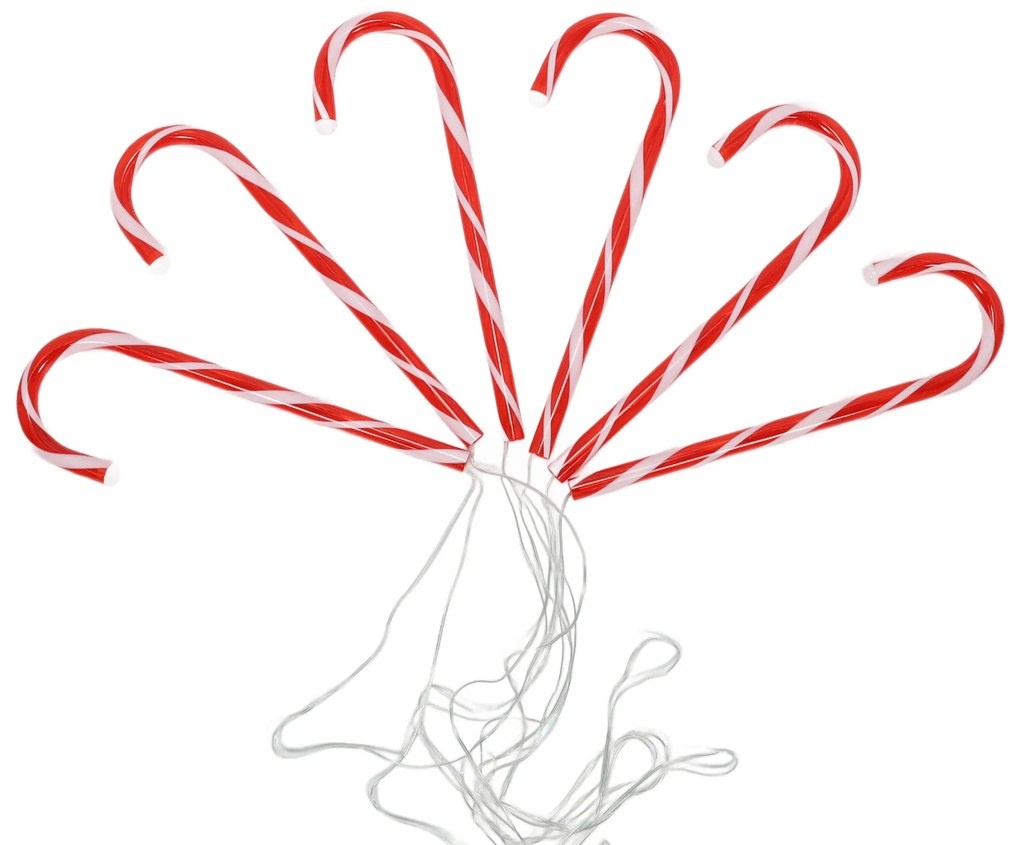 Zestaw 4 lamp świątecznych, 47 cm