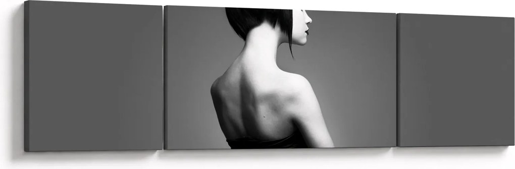 Obraz eleganckiej kobiety (170x50 cm)
