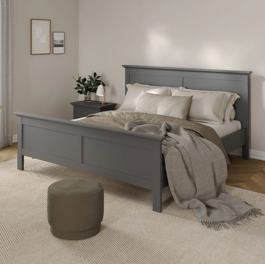 Łóżko Paris 160x200 kolor szary