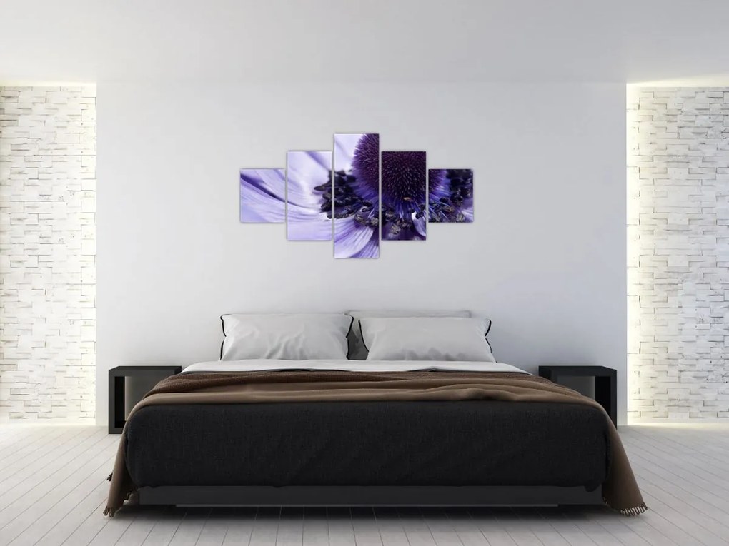 Obraz - Fioletowy kwiat (125x70 cm)