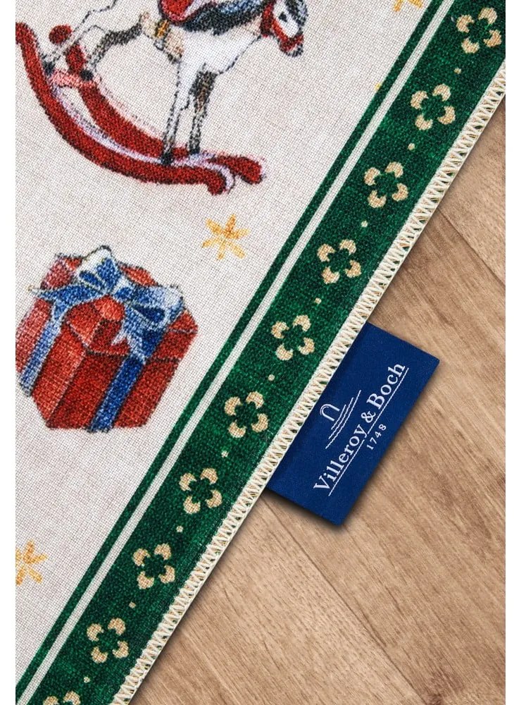 Zielony chodnik ze świątecznym motywem 80x200 cm Green Christmas – Villeroy&amp;Boch