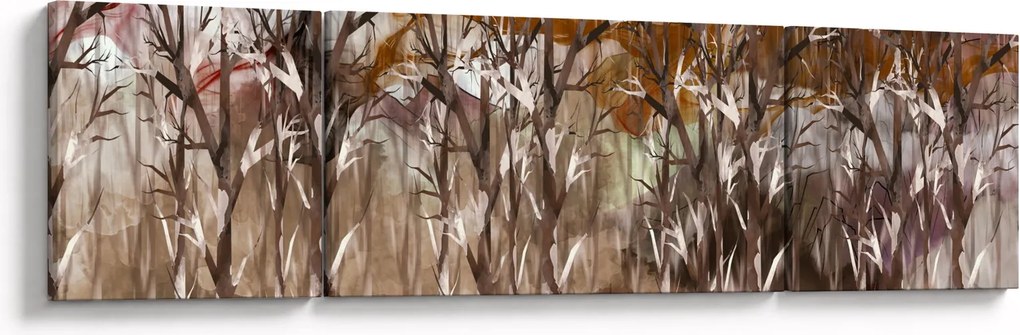 Obraz - Drzewa (170x50 cm)