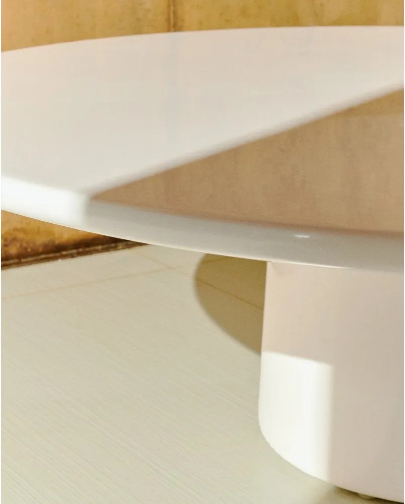 Okrągły stolik ogrodowy betonowy ø 110 cm Albanella – Kave Home