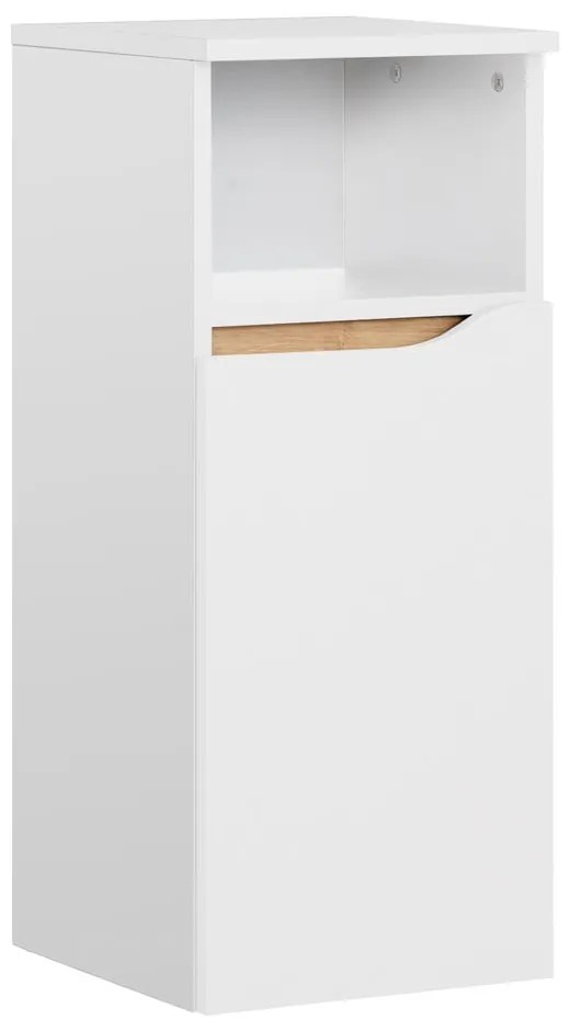 Biała wysoka wisząca szafka łazienkowa 30x72 cm Set 857 – Pelipal