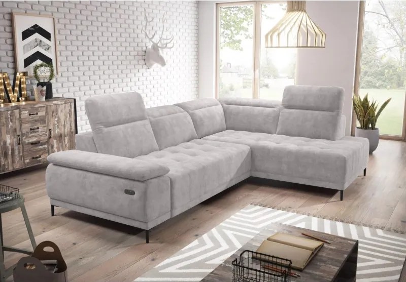 Narożnik FOCUS L z elektryczną regulacją siedziska WERSAL