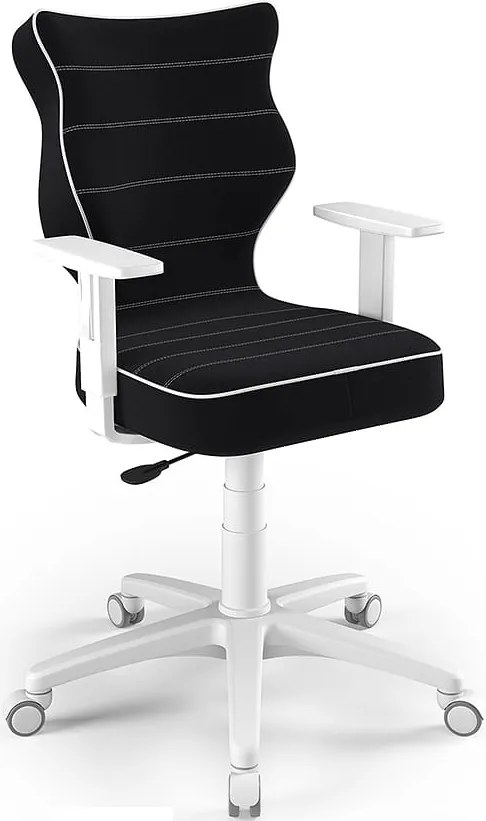 Ergonomiczne krzesło biurowe dla młodzieży Duo White rozmiar 5 (146-176,5 cm)