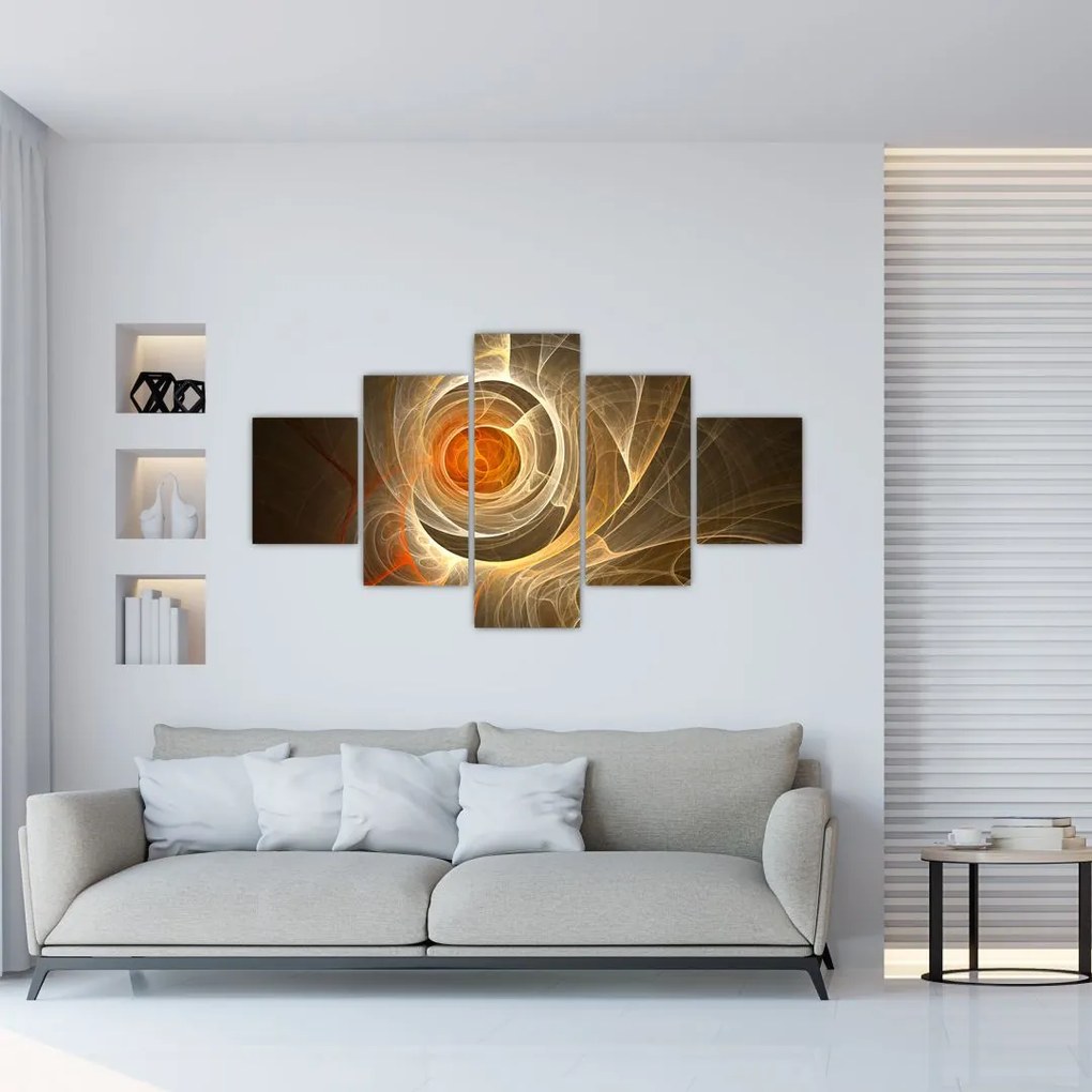 Obraz abstrakcji (125x70 cm)