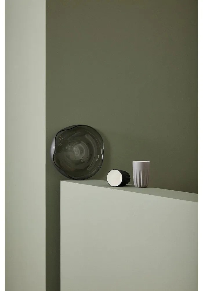 Szare szklane misy zestaw 2 szt. ø 30 cm Bow – Hübsch