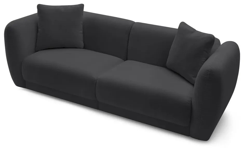 Ciemnoszara sofa 230 cm Bourbon – Bobochic Paris