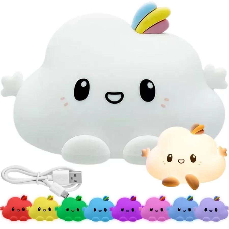 Dziecięca lampka nocna LED chmurka S2-B20