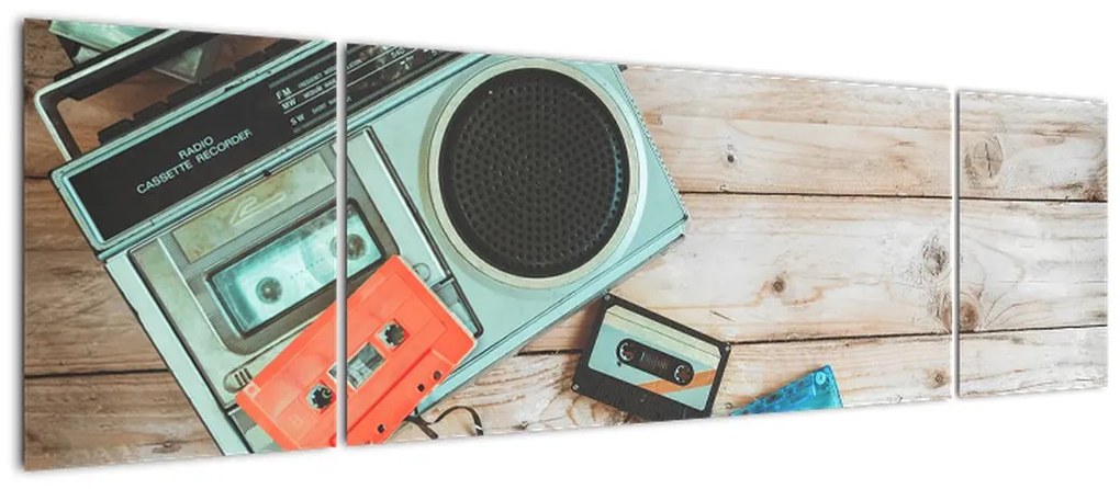 Obraz - Radio retro (170x50 cm)