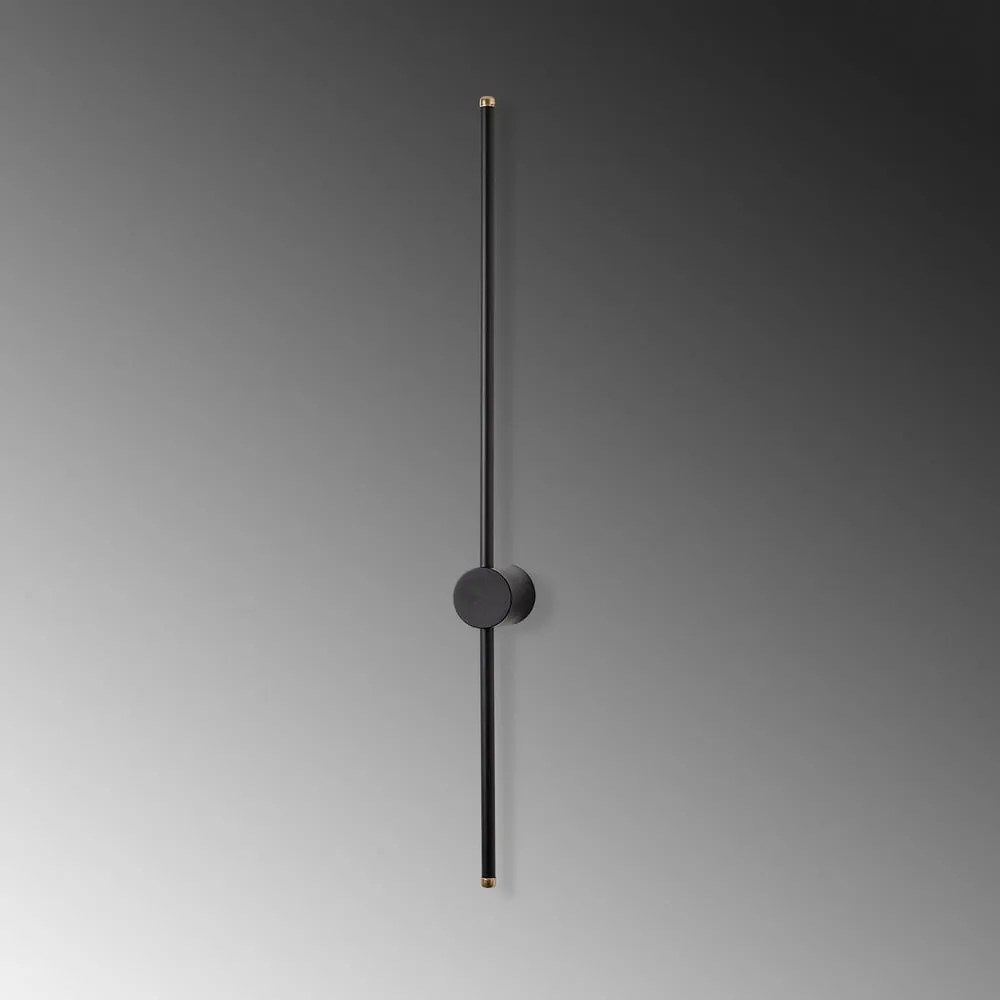 Czarny kinkiet LED ø 7 cm Sword – Opviq lights