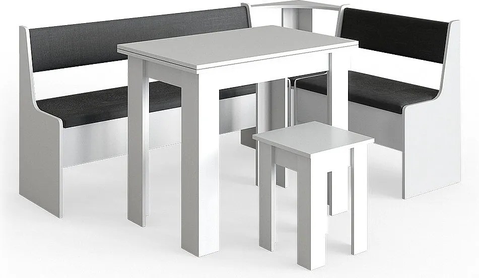 Corner Bank Group biały 180x120x80 roman