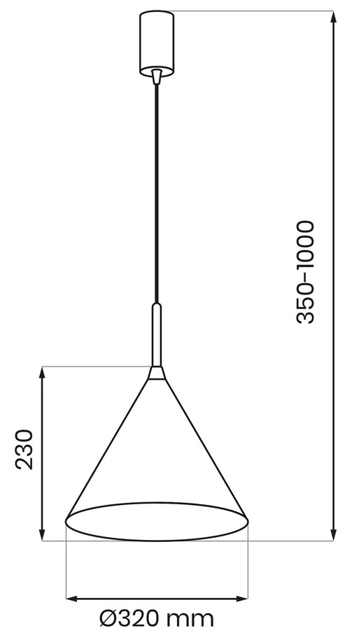Lampa wisząca CAPITAL WHITE Ø32cm 1xGX53, biała, jeden klosz, pojedyncza