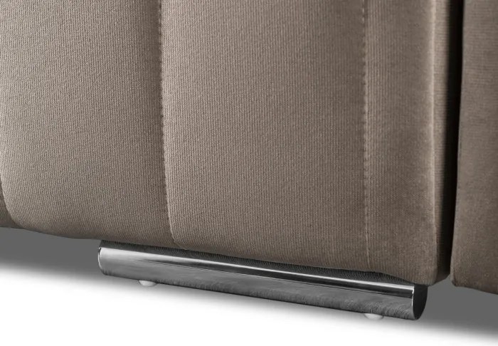 Sofa Rozkładana z Funkcją Spania LUMO Dwuosobowa Beżowa Nowoczesna do Salonu