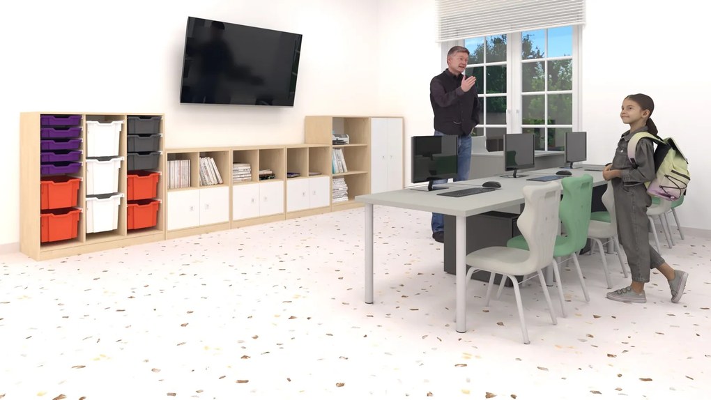 Zestaw mebli do sali lekcyjnej Blox Base 8
